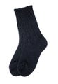 Finnish Wool Socks, Midnight Black