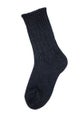 Finnish Wool Socks, Midnight Black