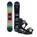 RIDE Heartbreaker + RIDE C-2 Binding Set &ndash; Women&rsquo;s Snowboard Bundle