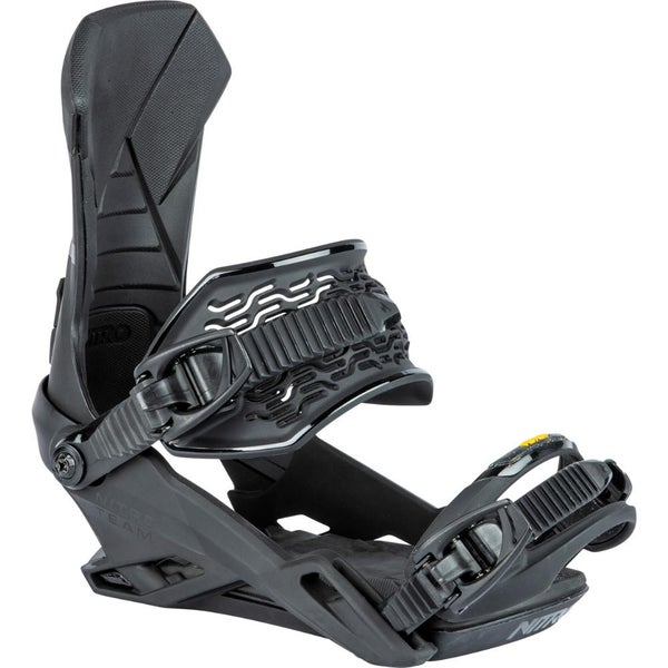 Nitro Team &ndash; Ultra Black &ndash; Snowboard Bindings (Unisex)
