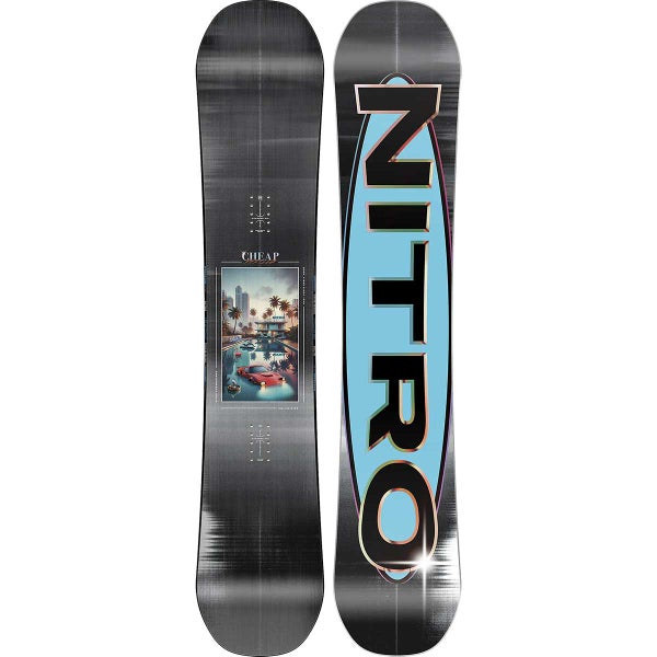 Nitro Cheap Thrills &ndash; Park Snowboard for Rails, Street & Playful Riding