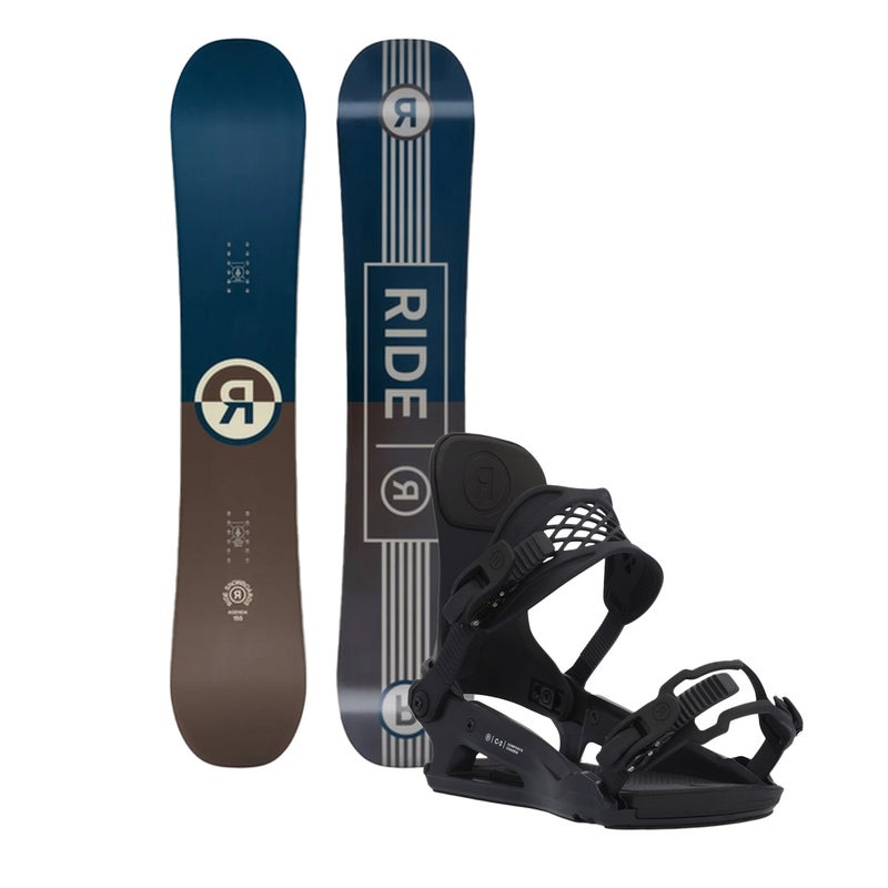 RIDE Agenda + RIDE C-2 Binding Set &ndash; Snowboard Bundle