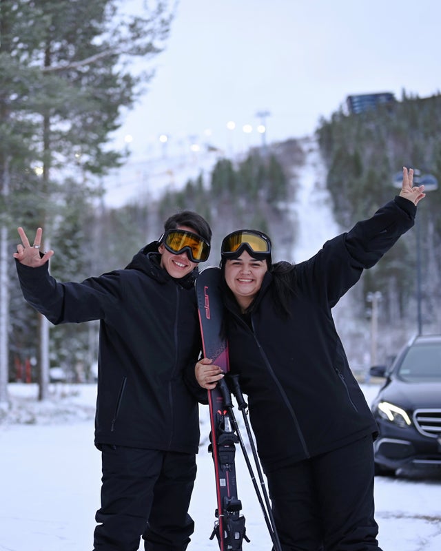 Men's winter clothing set rental in Levi | ONE WEEK