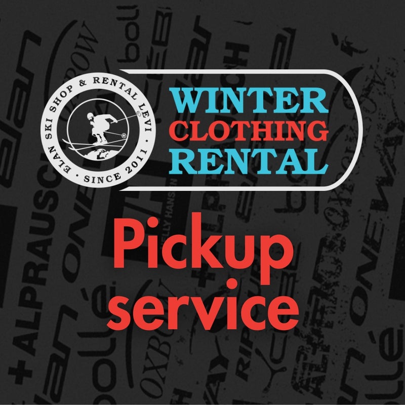 Clothing rental pickup from cabin or apartment (15 km)