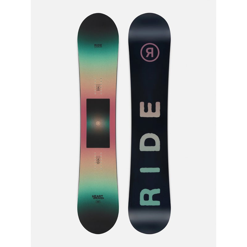 RIDE Heartbreaker + RIDE C-2 Binding Set &ndash; Women&rsquo;s Snowboard Bundle